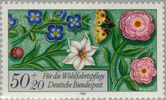Flowers and Butterfly
