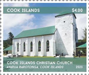 Stamp, Cook Islands Christian Church, Avarua, Cook Islands,  , Churches - Cathedrals - Basilicas - Chapels