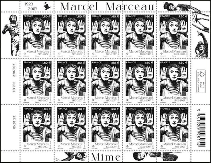 Marcel Marceau, Mime
