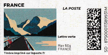Bicycle on a bridge in the mountains.RedesignwithoutLaposte