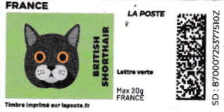British Shorthair. Redesign without Laposte logo