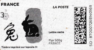 Chinese new year of the rabbit. Redesign without Lapostelogo