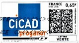 Stamp, Cicad proganon, France,  , Building Industry