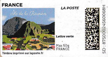 Ile de la Reunion. Redesign without Laposte logo