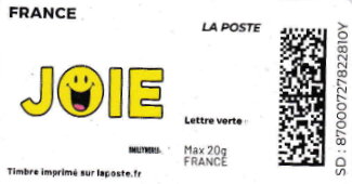 Joy. Joie without laposte logo