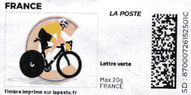 Letter C Cycling. Redesign without Laposte logo