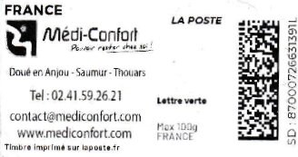 Stamp, Medi-Confort, France,  , Healthcare
