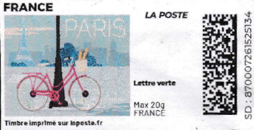 Paris. Redesign without Laposte Logo