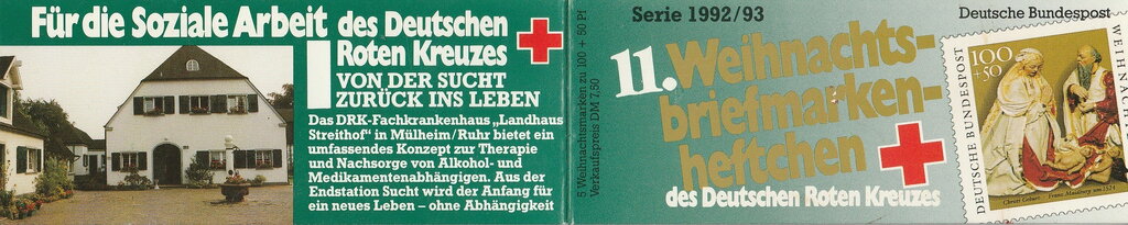 Booklet, Booklet-"Birth of Christ", Germany, Federal Republic,  , Biblical Accounts, Christmas, Feasts, Religion