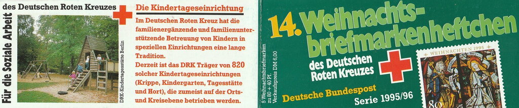 Booklet, Booklet-"The Annunciation", Germany, Federal Republic,  , Biblical Accounts, Christmas, Feasts, Religion, Stained-glass