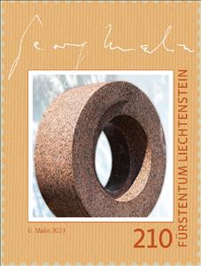 Stamp, Artwork by Georg Malin, Liechtenstein,  , Art