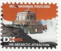 Stamp, Antarctic Attraction - Hagglund Transporter, Personalized and Private Mail Stamps,  , Snow, Transport, Vehicles