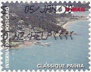 Stamp, Classique Paihia - Paihia Township from Air, Personalized and Private Mail Stamps,  , Coastal Areas, Sea, Townscapes / City Views