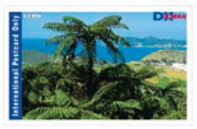 Stamp, Ferns in Forest, Personalized and Private Mail Stamps,  , Ferns, Landscapes, Plants (Flora), Trees