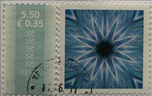 Stamp with Attached Label, Lill, Personalized and Private Mail Stamps,  , Flowers, Lilies (Flower)