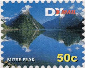 Stamp, Mitre Peak, Personalized and Private Mail Stamps,  , Landscapes, Mountains