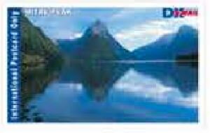 Stamp, Mitre Peak, Personalized and Private Mail Stamps,  , Mountains, Sea