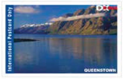 Stamp, Queenstown - Lake Wakatipu and "The Remarkables", Personalized and Private Mail Stamps,  , Lakes, Landscapes, Mountains