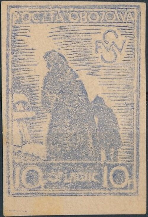 "Easter Mail" - Widow and Child on a Graveside First Edition