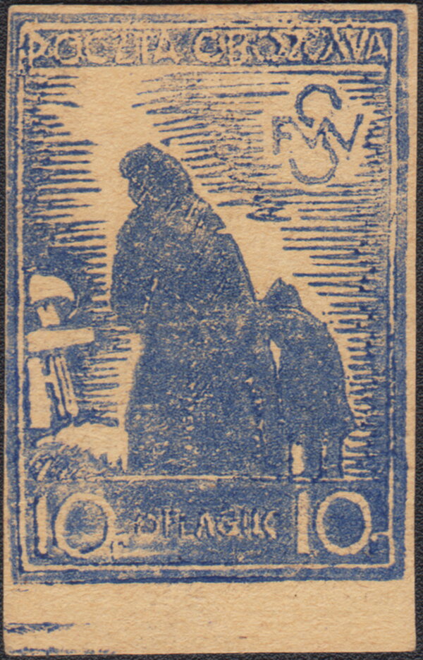 "Easter Mail" - Widow and Child on a Graveside First Edition