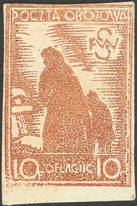 "Easter Mail" - Widow and Child on a Graveside First Edition