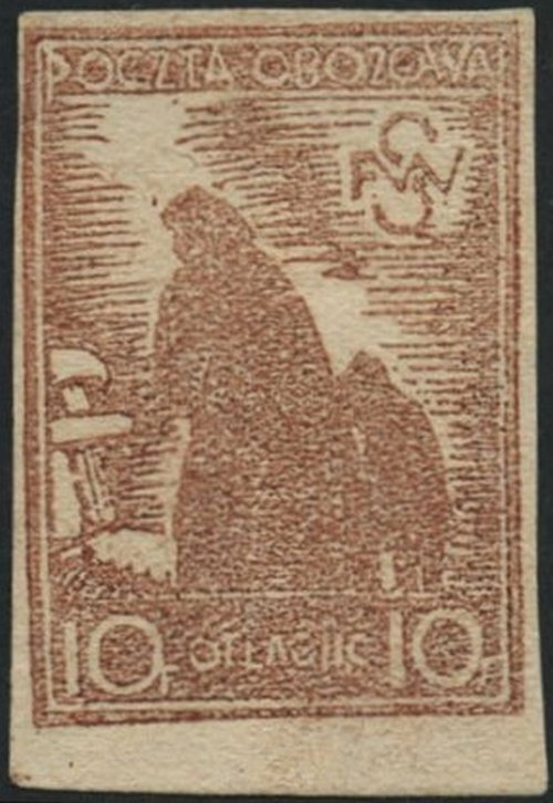"Easter Mail" - Widow and Child on a Graveside First Edition