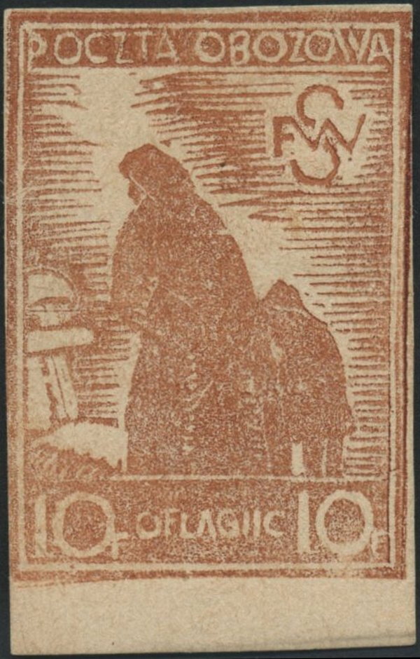 "Easter Mail" - Widow and Child on a Graveside First Edition