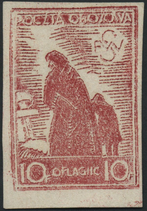 "Easter Mail" - Widow and Child on a Graveside First Edition
