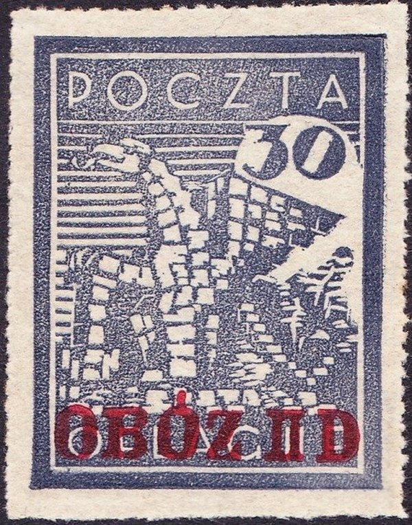 "Gryf" - Griffin overprinted