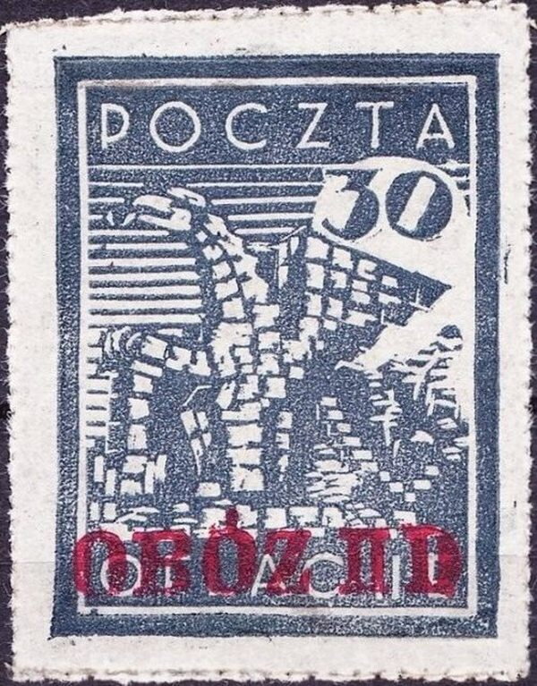 "Gryf" - Griffin overprinted