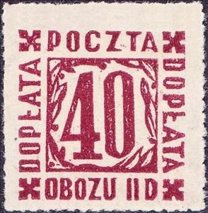 Stamp, Postage Due Stamp, Poland, German Occupation In WWII,  , Numbers