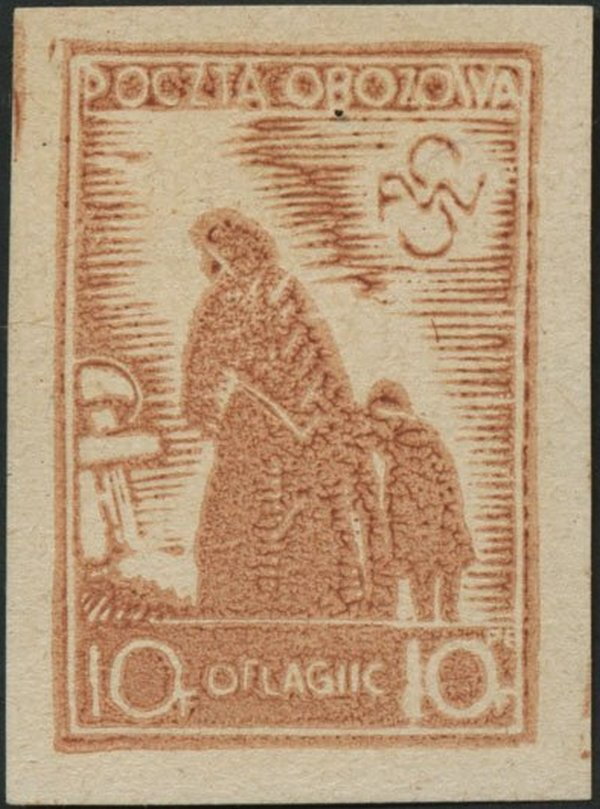 Widow and Child on a Graveside - Second Edition