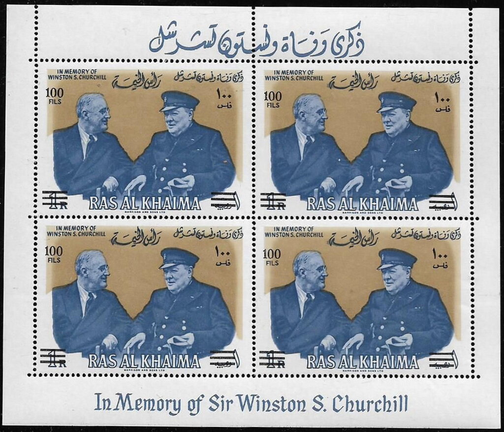 Roosevelt & Churchill, conference at sea, Aug. 15, 1941