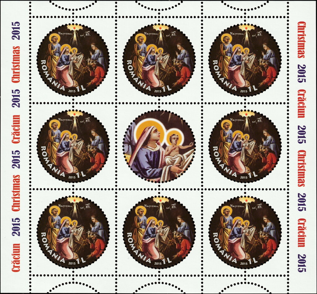 Nativity of Christ; Icon Painted by Gheorghe Tattarescu