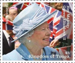 Stamp, Queen Elizabeth II Memorial Tribute, Tonga,  , Queens