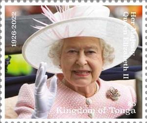 Stamp, Queen Elizabeth II Memorial Tribute, Tonga,  , Queens