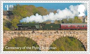 Stamp, Cathedral Express, United Kingdom of Great Britain & Northern Ireland,  , Bridges, Locomotives, Railways, Steam Traction