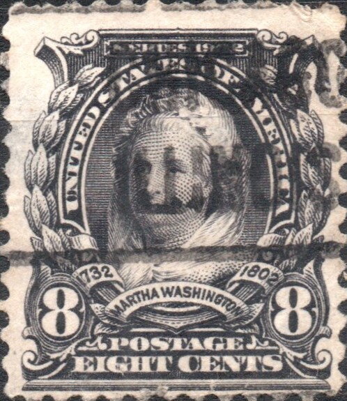 Martha Washington (1731-1802), former First Lady of the USA