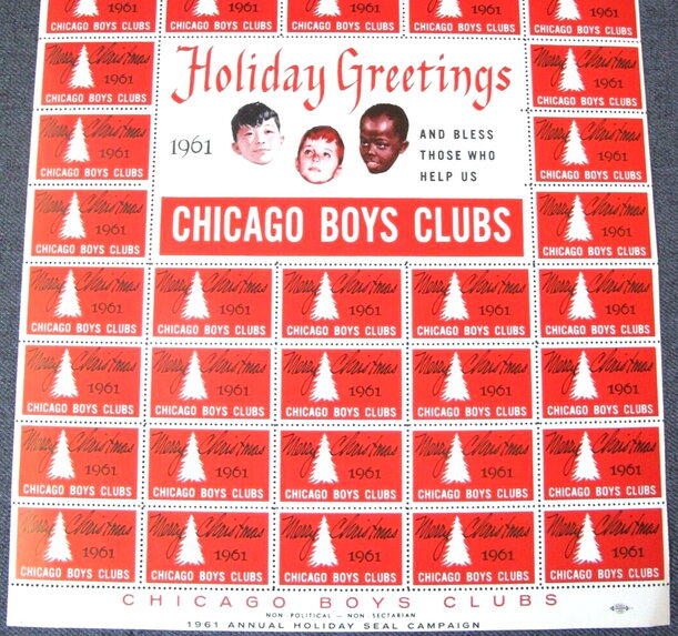 Chicago Boys Clubs Holiday Greetings 1961