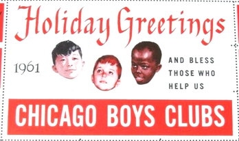 Chicago Boys Clubs Holiday Greetings 1961