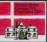 Stamp, Danish Home for the aged Croton NY Christmas 2007, United States of America,  , Christmas