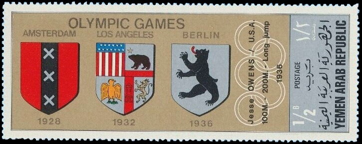 J.Owens - USA - 100m. 200m. Long Jump 1936