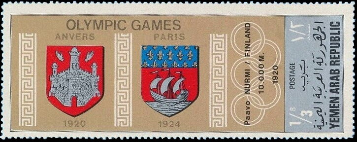 P.Nurmi - Finland - 10000m. 1920