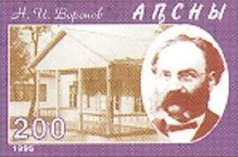 Portrait of scientist N.I. Voronov (1832-1888)