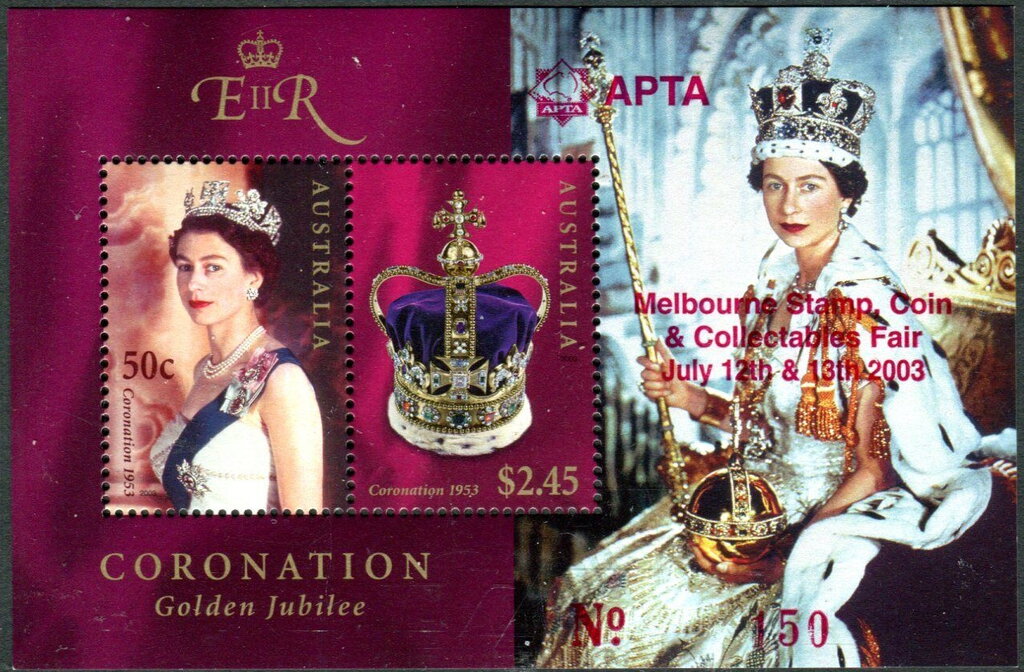 APTA MELBOURNE on QEII Coronation Golden Jubilee S/S