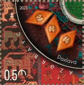 Stamp, Paxlava, Azerbaijan,  , Festivals, Gastronomy