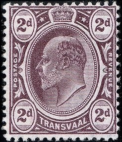 Stamp, Edward VII, South Africa,  