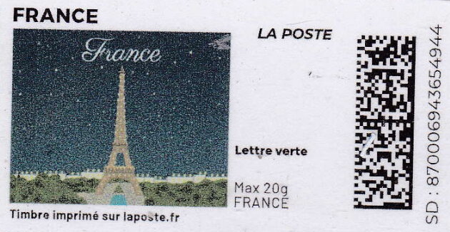 France: Eiffel tower on a Starry Night. Redesign without ...