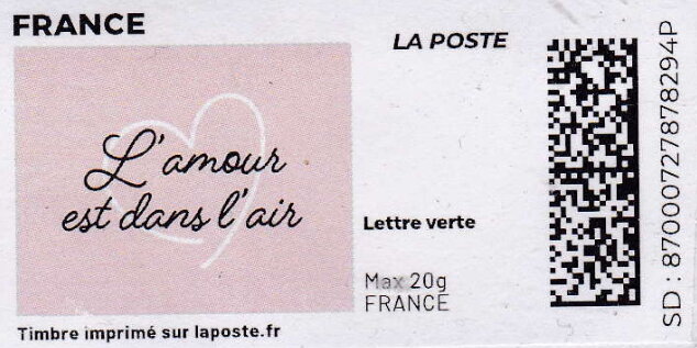 Love is in the air. L'amour est dans l'air. Redesign without