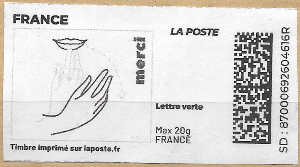 Merci. Redesign without laposte logo